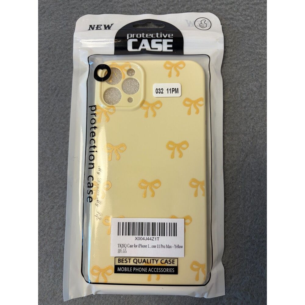 TKJSQ Yellow iPhone 11 Pro Max Case